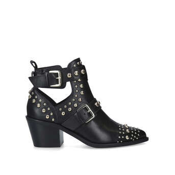 women's studded ankle boots uk