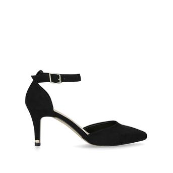 Wide Fit Kixx Wide Fit Black Mid Heel Court Shoes from Carvela