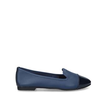 Wide Fit Mercy Wide Fit Navy Flat Ballerina Shoes from Carvela