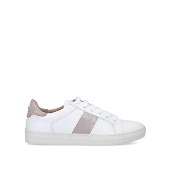 Jasmine White And Pink Lace Up Trainers from Carvela