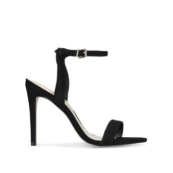 Bravyan Black Barely There Heeled Sandals from Aldo