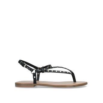 Filanna Black Studded Flat Sandals from Aldo