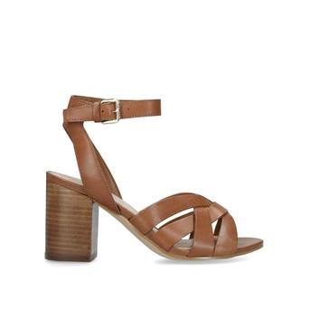 Gaclya Tan Block Heel Sandals from Aldo