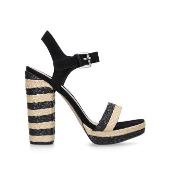 Huglag Black Platform Heeled Sandals from Aldo