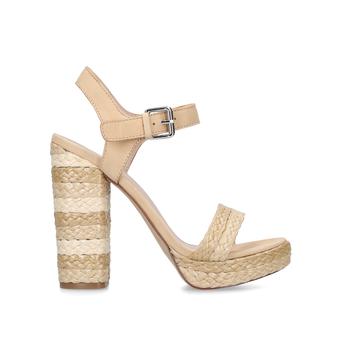 Huglag Cream Platform Heeled Sandals from Aldo