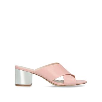 Larusa Peach Block Heel Mules from Aldo