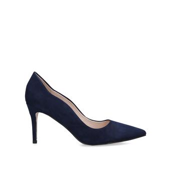 Corinthia Navy Mid Heel Court Shoes from Miss KG