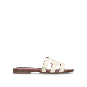 Bay White Flat Sandals from Sam Edelman