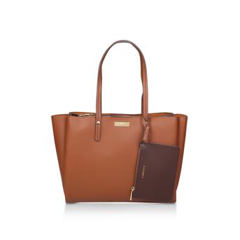 Freya Triple Compart Tote Tan Tote Bag With Zip Wallet from Carvela