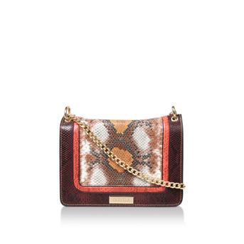 Flo Multi Snake Xbody Multi-Coloured Snake Print Shoulder Bag from Carvela