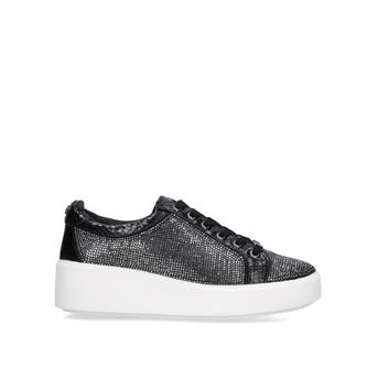 Jazzmataz Black Embellished Chunky Trainers from Carvela