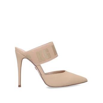 Arlo Nude Backless Stiletto Heel Court Shoes from KG Kurt Geiger