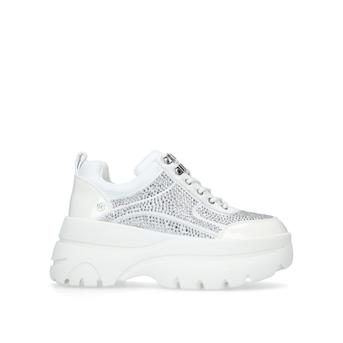 Luscious White Embellished Chunky Trainers from KG Kurt Geiger