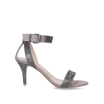 Godiva Grey Embellished Barely There Sandals from Carvela
