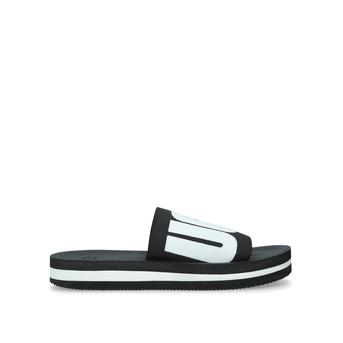Zuma Graphic Monochrome Flat Sliders from UGG