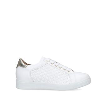 Jury White Lace Up Trainers from Carvela