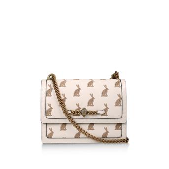 Shoreditch Cross Body Cream Rabbit Embroidered Cross Body Bag from Kurt Geiger London