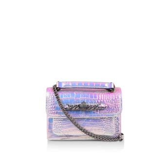 Mini Chelsea Croc Bag Iridescent Mini Shoulder Bag from Kurt Geiger London