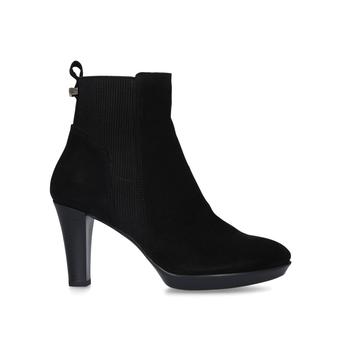 Ramon Black Block Heel Ankle Boots from Carvela Comfort