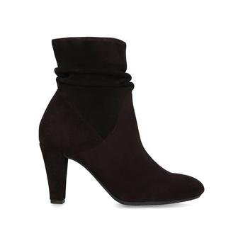 Rita Dark Brown Block Heel Ankle Boots from Carvela Comfort