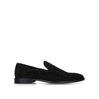 Luca Slip On Black Studded Slip On Loafers from Kurt Geiger London
