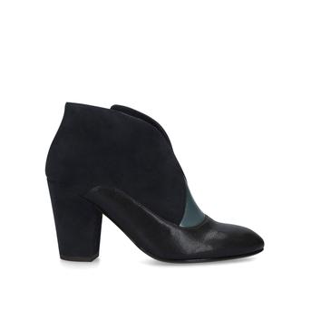 Elgi Black and Blue Block Heel Ankle Boots from Chie Mihara