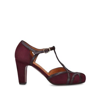 Korea Pink Mary Jane Block Heel Court Shoes from Chie Mihara