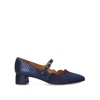 Roa Navy Block Heel Court Shoes from Chie Mihara