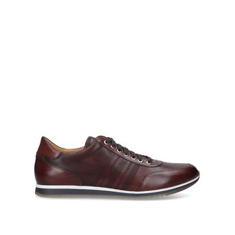 Nos Stripe Perf Runner Tan Lace Up Trainers from Magnanni