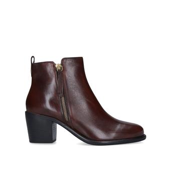Secil Brown Block Heel Ankle Boots from Carvela