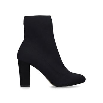 Travel Black Block Heel Sock Boots from Carvela