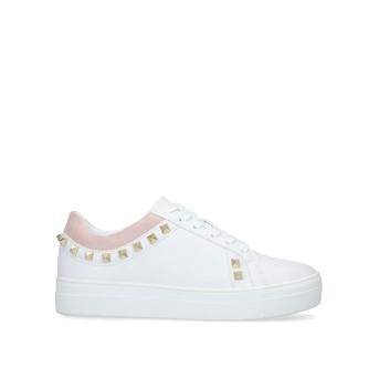 Prigolia White Studded Lace Up Trainers from Aldo