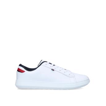 Essential Cupsole Sneaker White Lace Up Trainers from Tommy Hilfiger