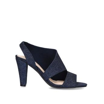 Trinity Navy Block Heel Sandals from Carvela Comfort