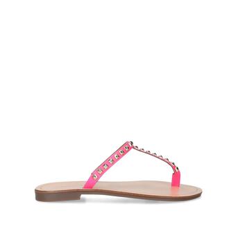 Kid Pink Studded Flat Sandals from Carvela