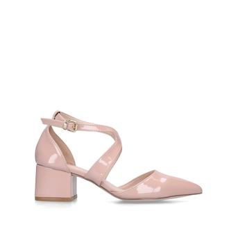 Claire Nude Block Heel Court Shoes from Miss KG