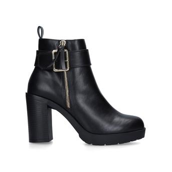 Jaqueline Black Block Heel Chunky Chelsea Boots from Miss KG
