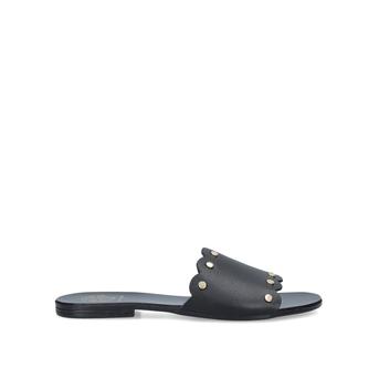 Rayna Black Studded Sliders from KG Kurt Geiger