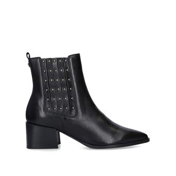 Tingle Black Studded Block Heel Ankle Boots from Carvela