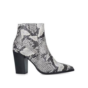 Sizzle Snake Print Block Heel Ankle Boots from Carvela