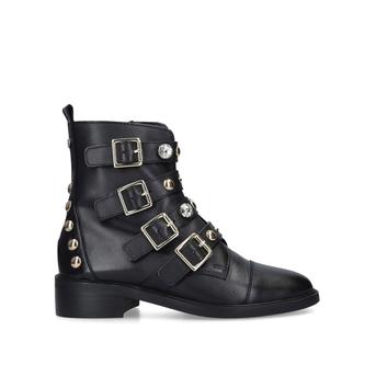 Saucy Black Studded Biker Boots from Carvela