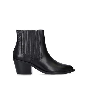 Sylvie Black Cuban Heel Ankle Boots from Kurt Geiger London