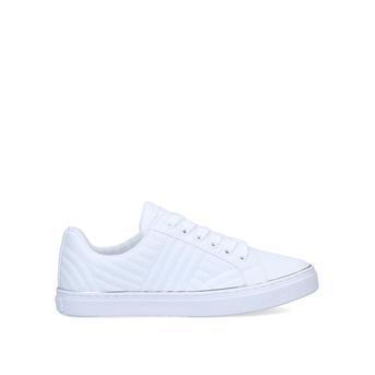 Baker White Lace Up Trainers from Nine West