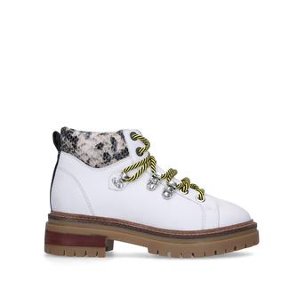 Regency White Hiker Boots from Kurt Geiger London