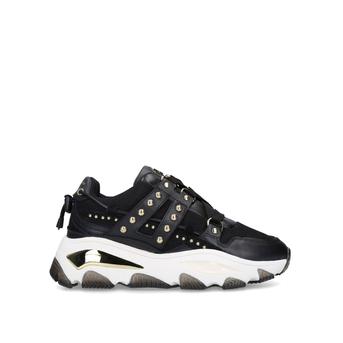 Lettie Black Studded Chunky Trainers from Kurt Geiger London