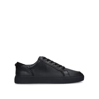Southgate Zip Sneaker Black Lace Up Trainers from Kurt Geiger London
