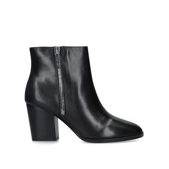 Niomi Black Block Heel Ankle Boots from Nine West