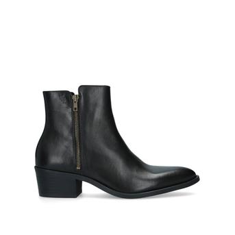 Ross Boot Men's Black Block Heel Ankle Boots from Kurt Geiger London