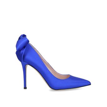 Lucille Blue Satin Stiletto Heel Court Shoes from Sarah Jessica Parker