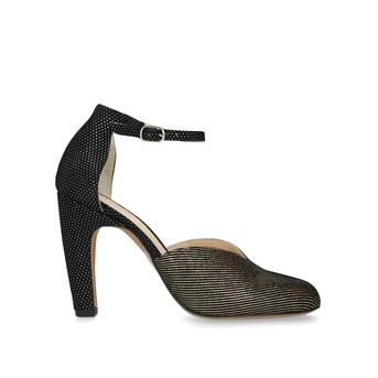 Dari35 Metallic Gold Block Heel Court Shoes from Chie Mihara
